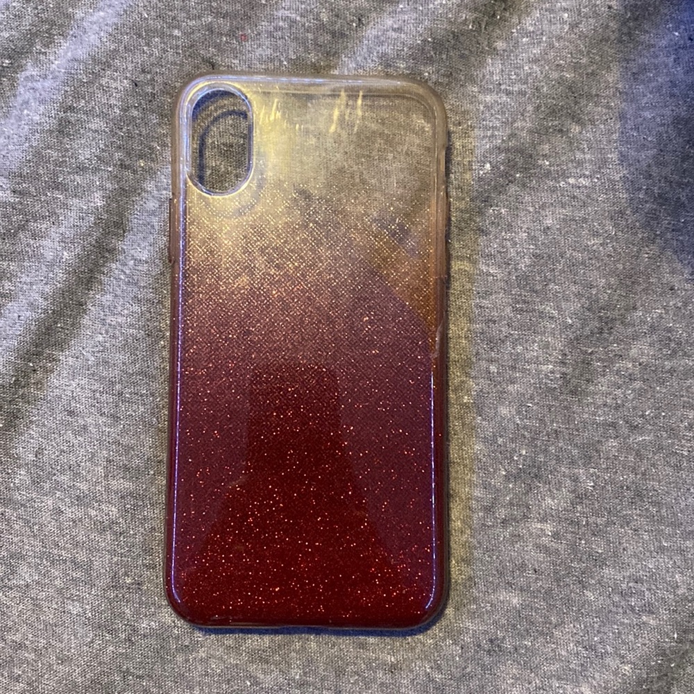 Red and Gold iPhone X Case